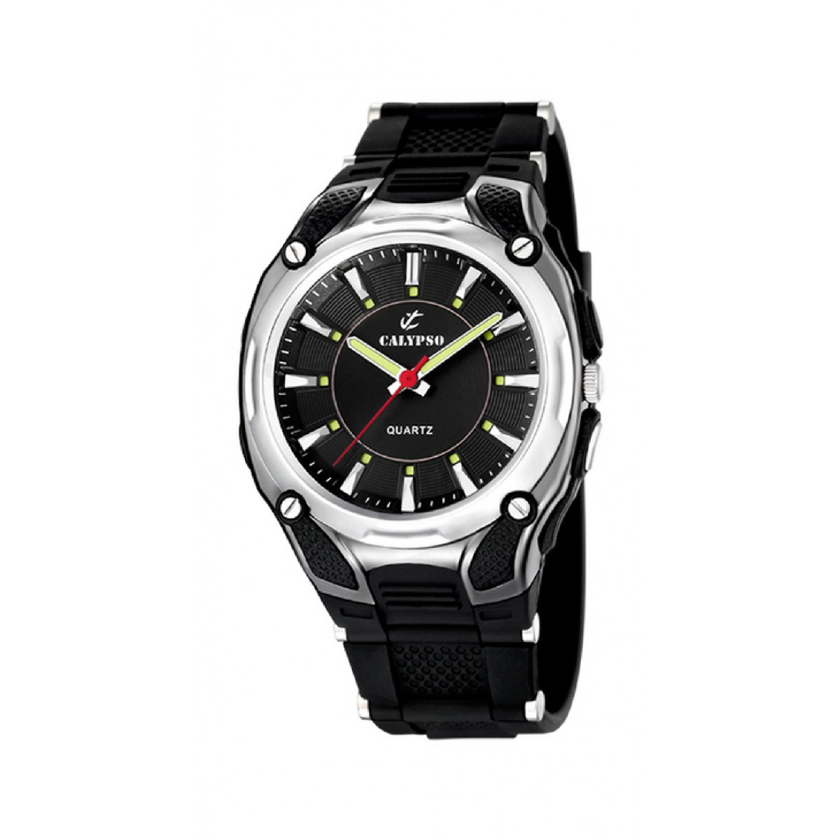 RELOJ CALYPSO HOMBRE ANALÓGICO NEGRO - K5560/2