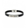 PULSERA CUERO NEGRO SUPER PROFE