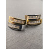 PENDIENTES MUJER BICOLOR 18K CIRCONITA BAGUETTE
