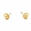 PENDIENTES NIÑA MARIPOSA CIRCONITAS ORO AMARILLO