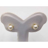 PENDIENTES NIÑA PERLA ENGARZADA ORO AMARILLO