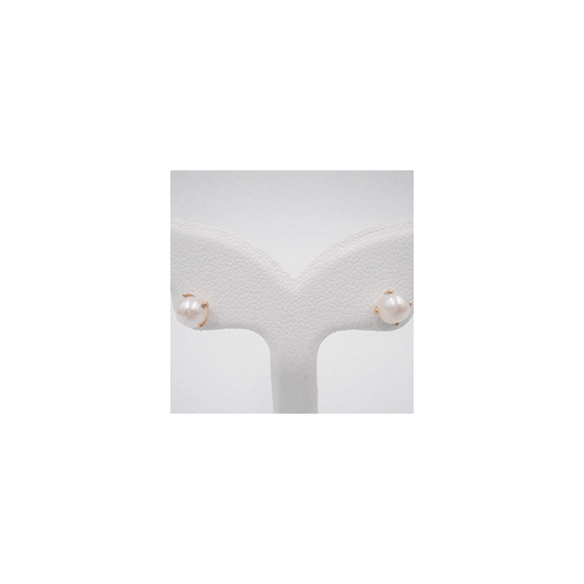 PENDIENTES NIÑA PERLA ENGARZADA ORO AMARILLO