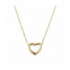 COLLAR PLATA CHAPADO CORAZON