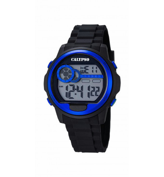 RELOJ CALYPSO DIGITAL HOMBRE NEGRO/AZUL - K5667/3