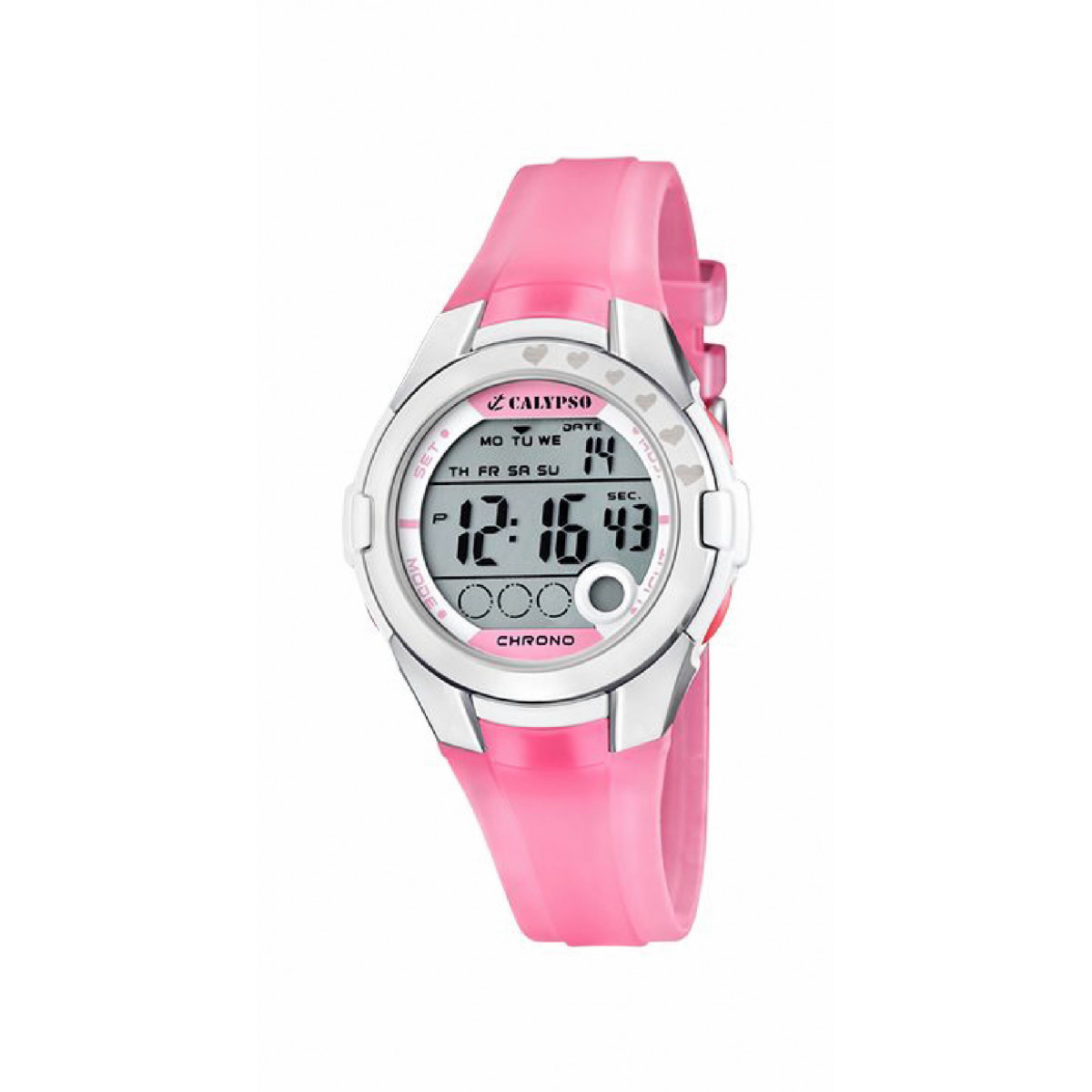 RELOJ CALYPSO NIÑA DIGITAL ROSA - K5571/2