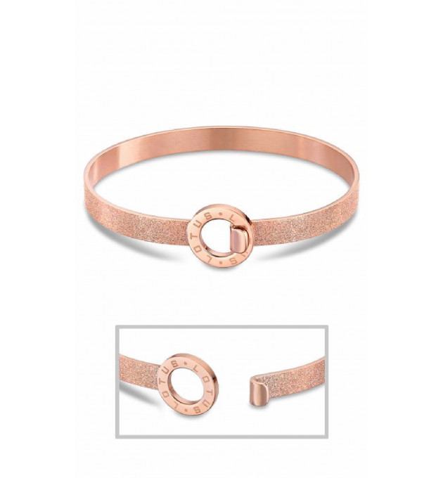 PULSERA LOTUS STYLE MUJER ACERO ROSADO MILLENIAN - LS2080-2/3