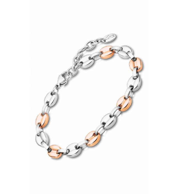 PULSERA LOTUS STYLE MUJER ACRO BICOLOR ROSADO - LS2124-2/3