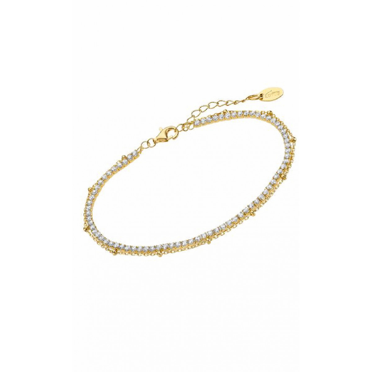 PULSERA LOTUS SILVER MUJER PURE ESSENTIAL DORADA - LP3181-2/2