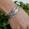 BRAZALETE PERSONALIZADO NOMBRES O FRASE