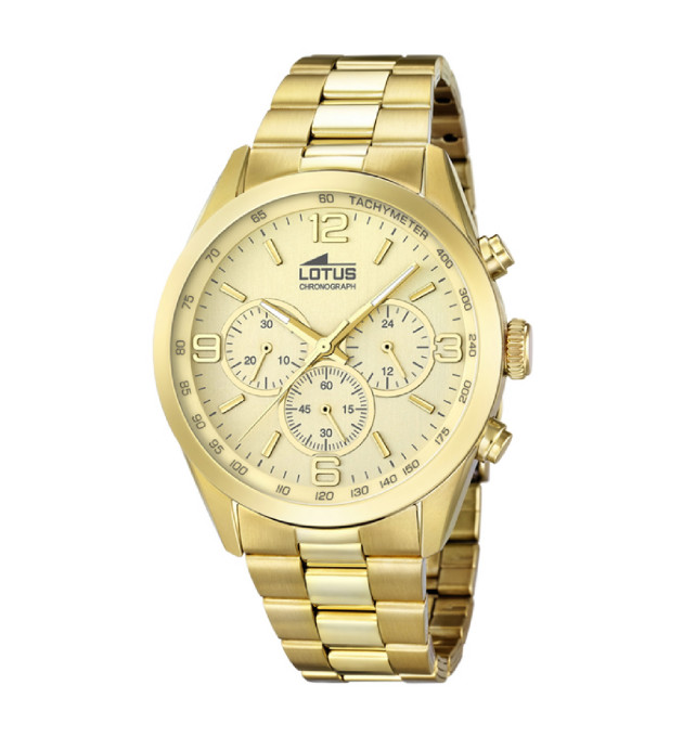 RELOJ LOTUS MINIMALIST HOMBRE,DORADO CHAMPAN - 18153/2