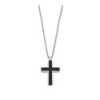 COLLAR LOTUS STYLE CON CRUZ ACERO HOMBRE - LS1986-1/1