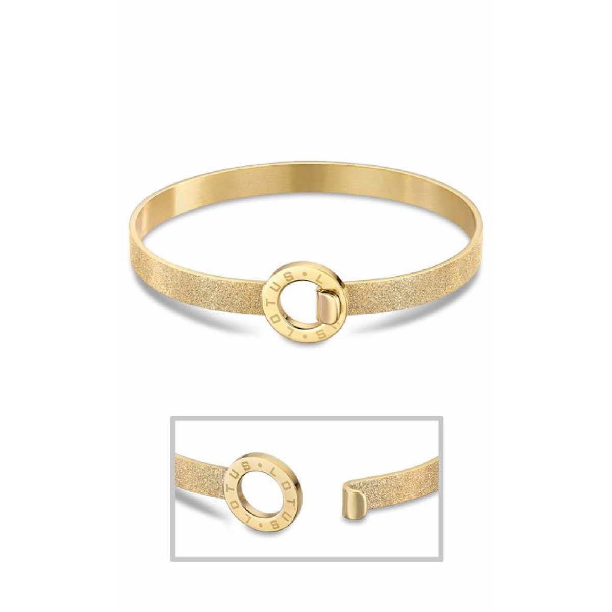 PULSERA LOTUS STYLE MUJER ACERO DORADO MILLENIAN - LS2080-2/2