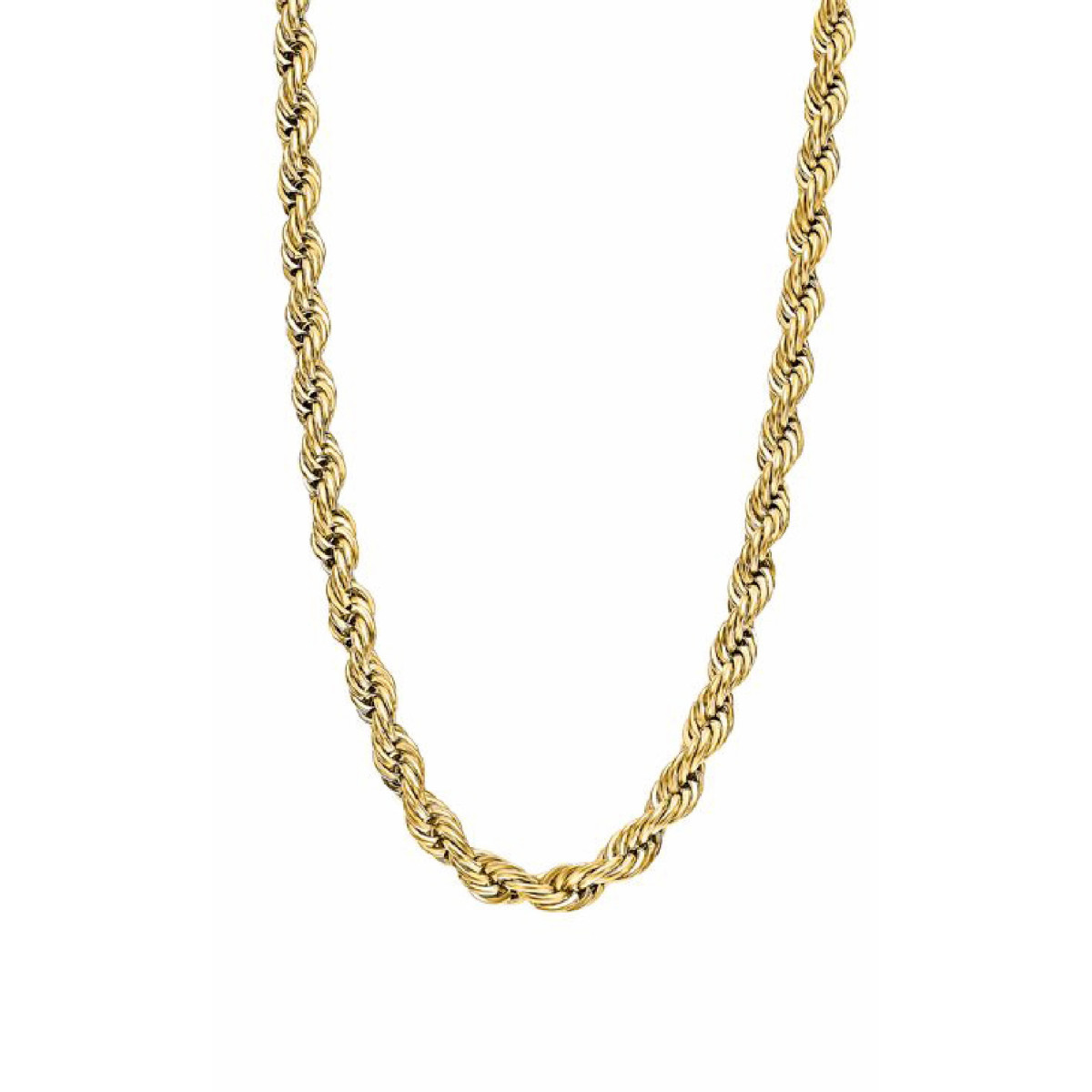 COLLAR LOTUS STYLE HOMBRE ACERO DORADO - LS2233-1/2