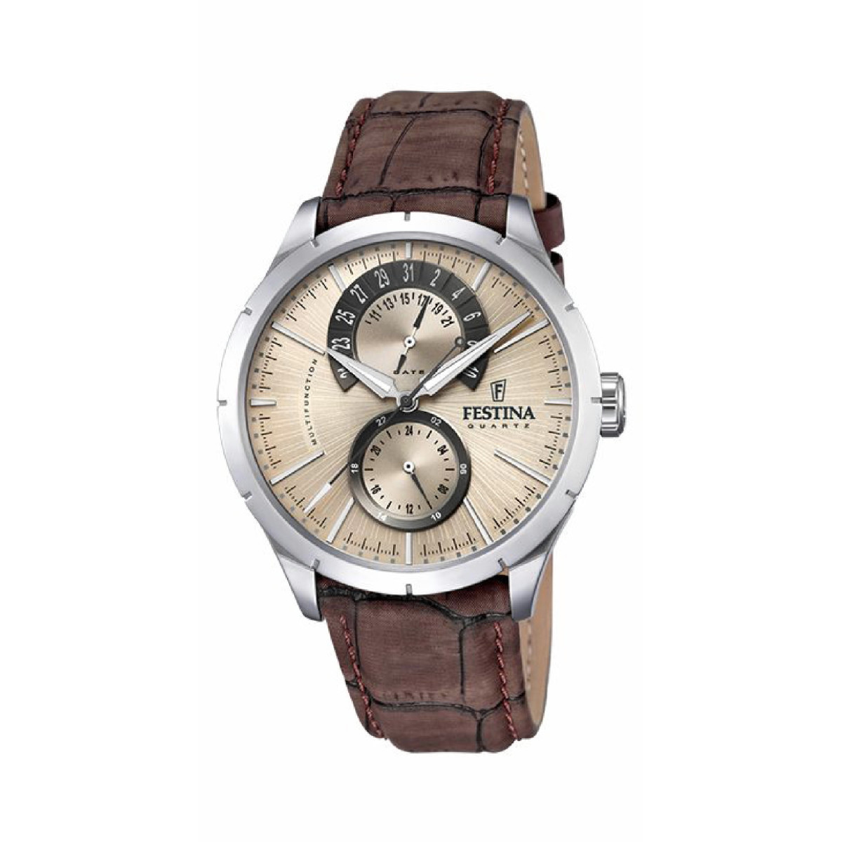 RELOJ FESTINA HOMBRE RETRO,PIEL BEIGE - F16573/9