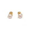 PENDIENTES DE ORO 18 K PERLAS CULTIVADAS 5 MM