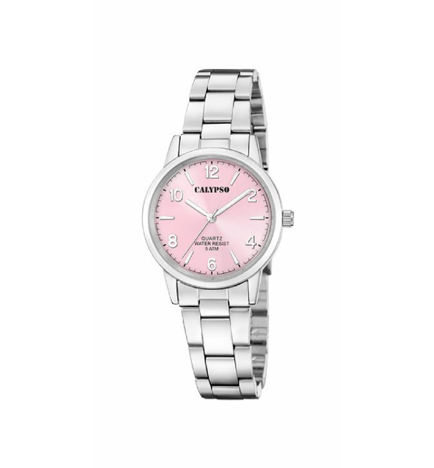 RELOJ CALYPSO MUJER BASIC ACERO ROSA - K5859/5