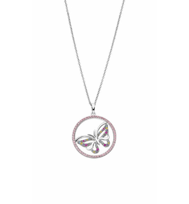 LOTUS SILVER COLLAR SRA.MARIPOSA.MULTICO - LP3075-1/2