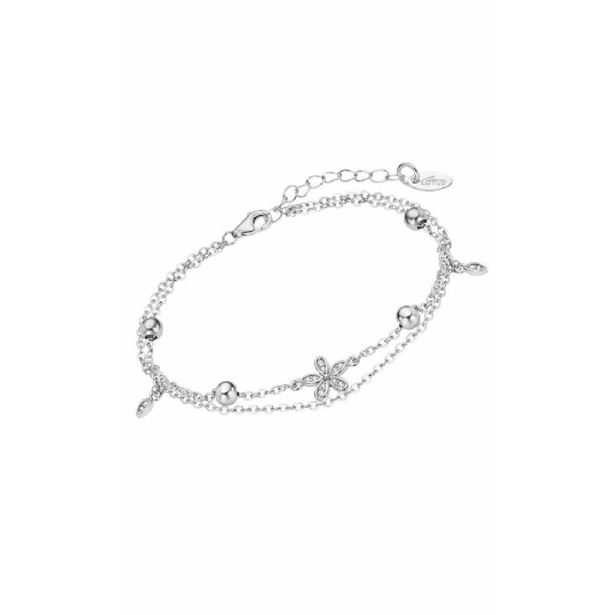 LOTUS SILVER PULSERA SRA.FLOR.BOLITAS - LP3178-2/1