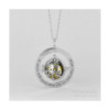 LLAMADOR ANGEL FRASE 15MM + CADENA PLATA