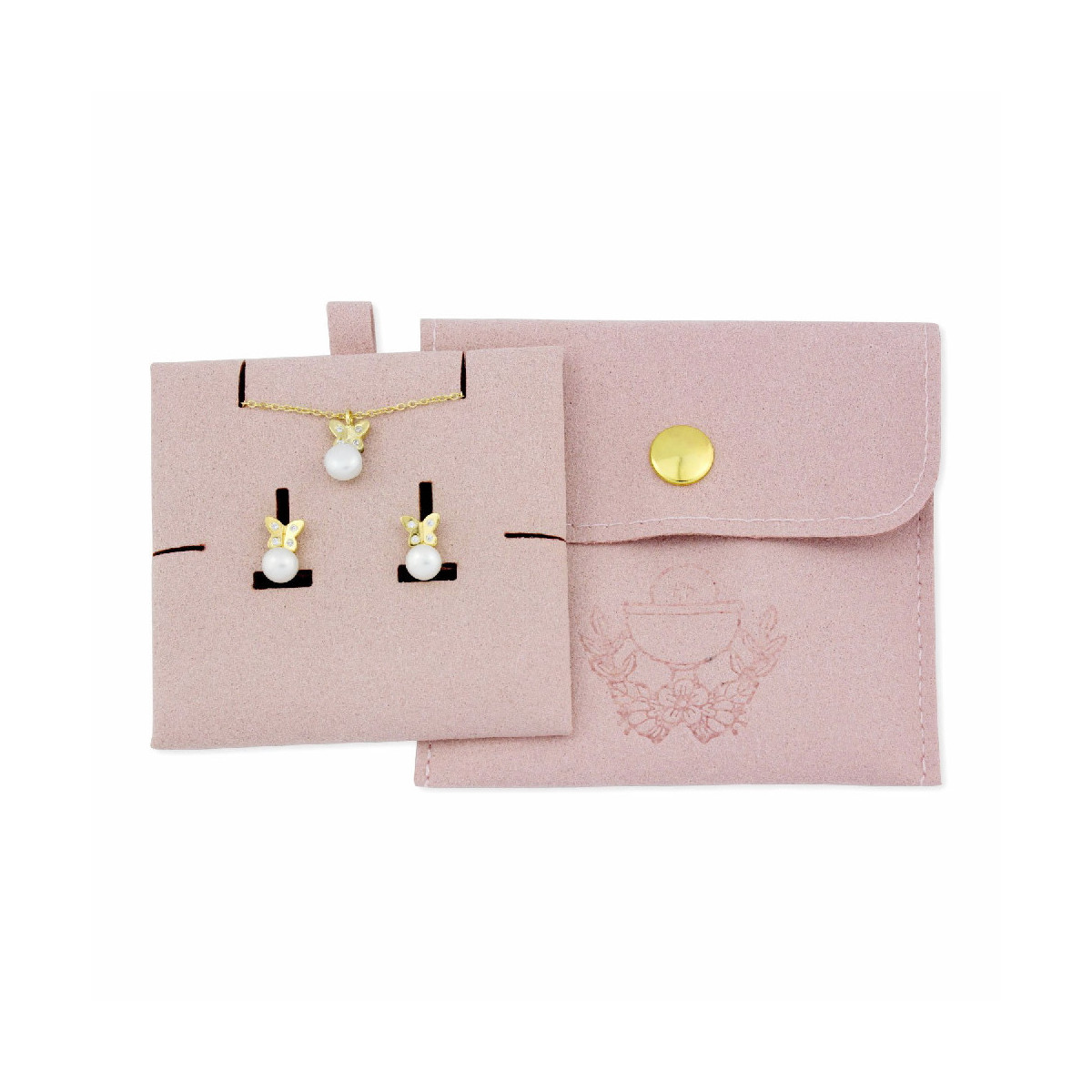 PACK PEND+GARG MARIPOSA PLATA CH