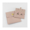 PACK PEND+PULSERA BUHO PLATA